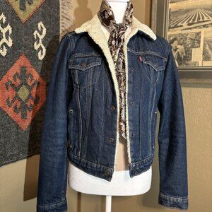 Levi Faux Sherpa Denim Jacket